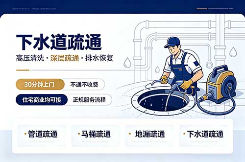 仁怀下水道疏通