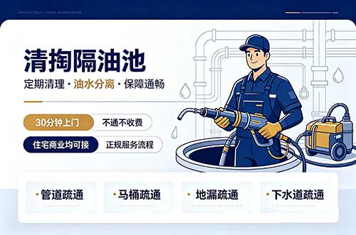 仁怀清掏隔油池